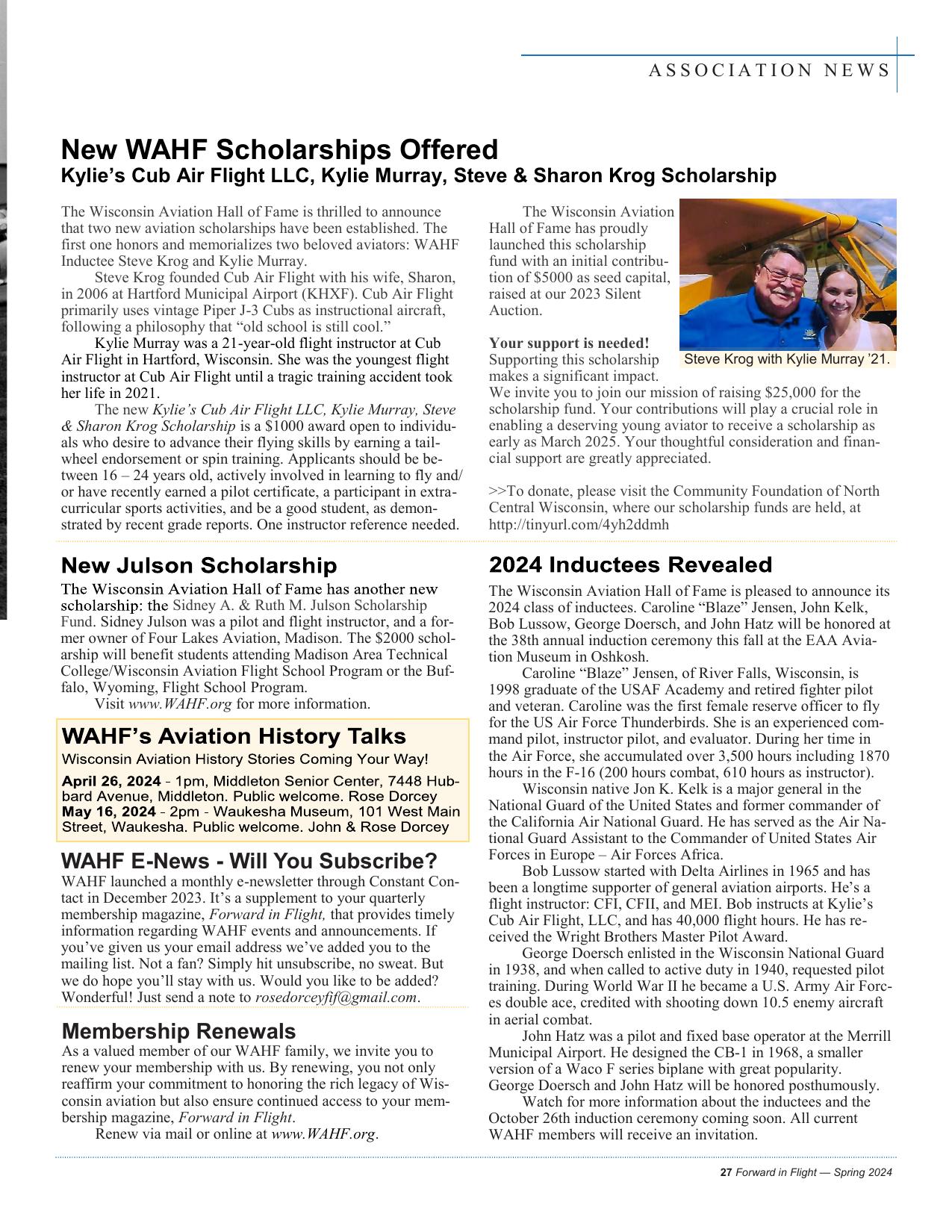 Forward in Flight - Spring 2024 -  Page29