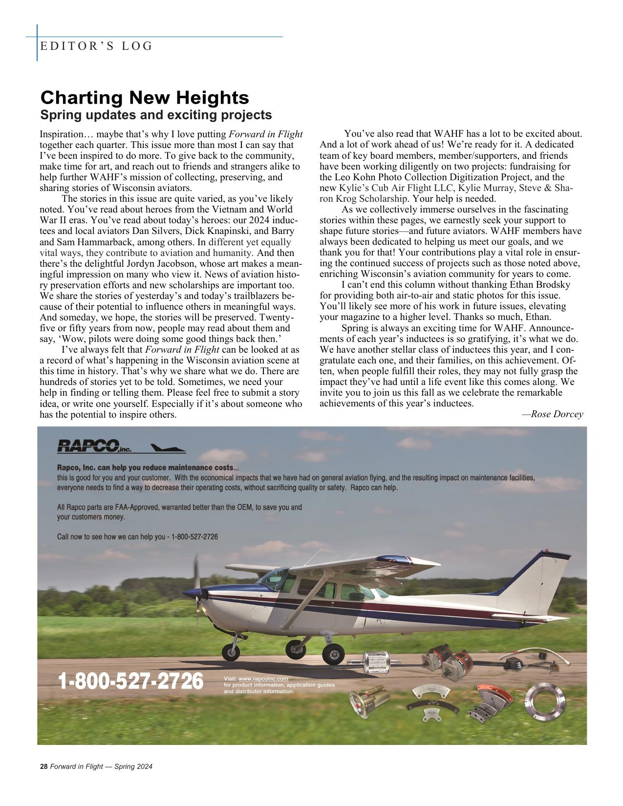 Forward in Flight - Spring 2024 -  Page30