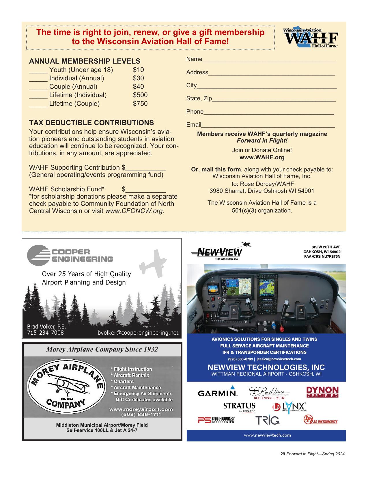 Forward in Flight - Spring 2024 -  Page31