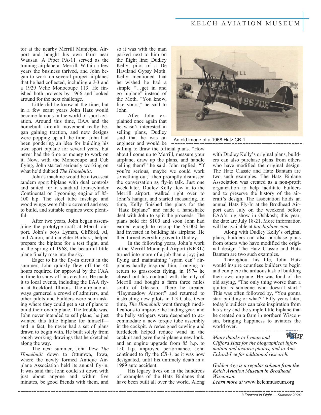 Forward in Flight - Summer 2024 -  Page5