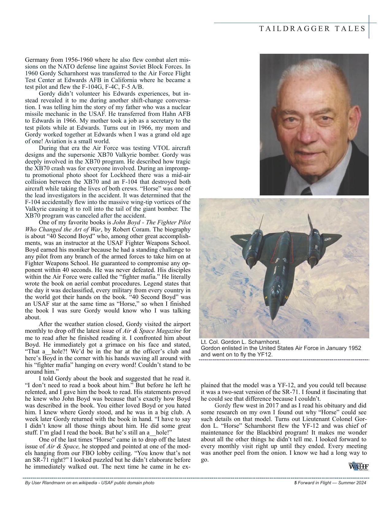 Forward in Flight - Summer 2024 -  Page7