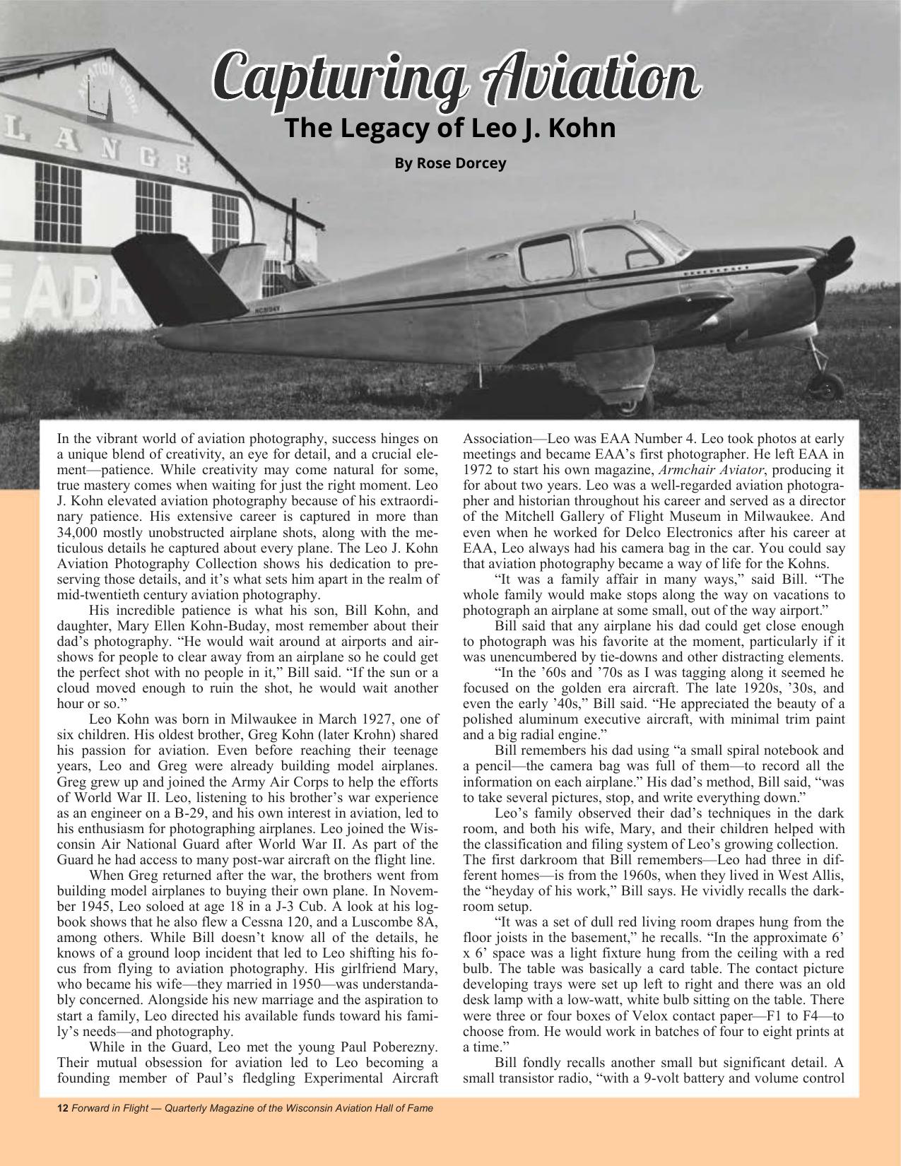 Forward in Flight - Summer 2024 -  Page14