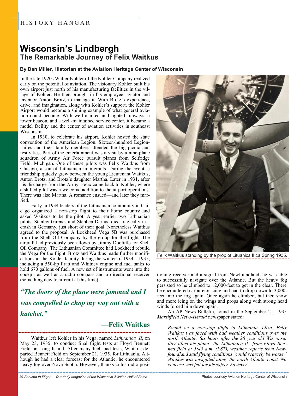 Forward in Flight - Summer 2024 -  Page22