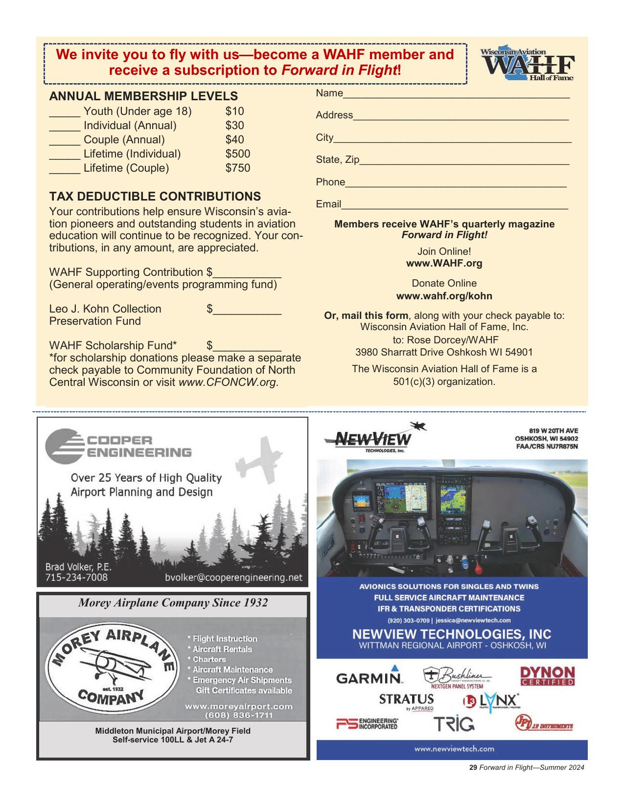 Forward in Flight - Summer 2024 -  Page31