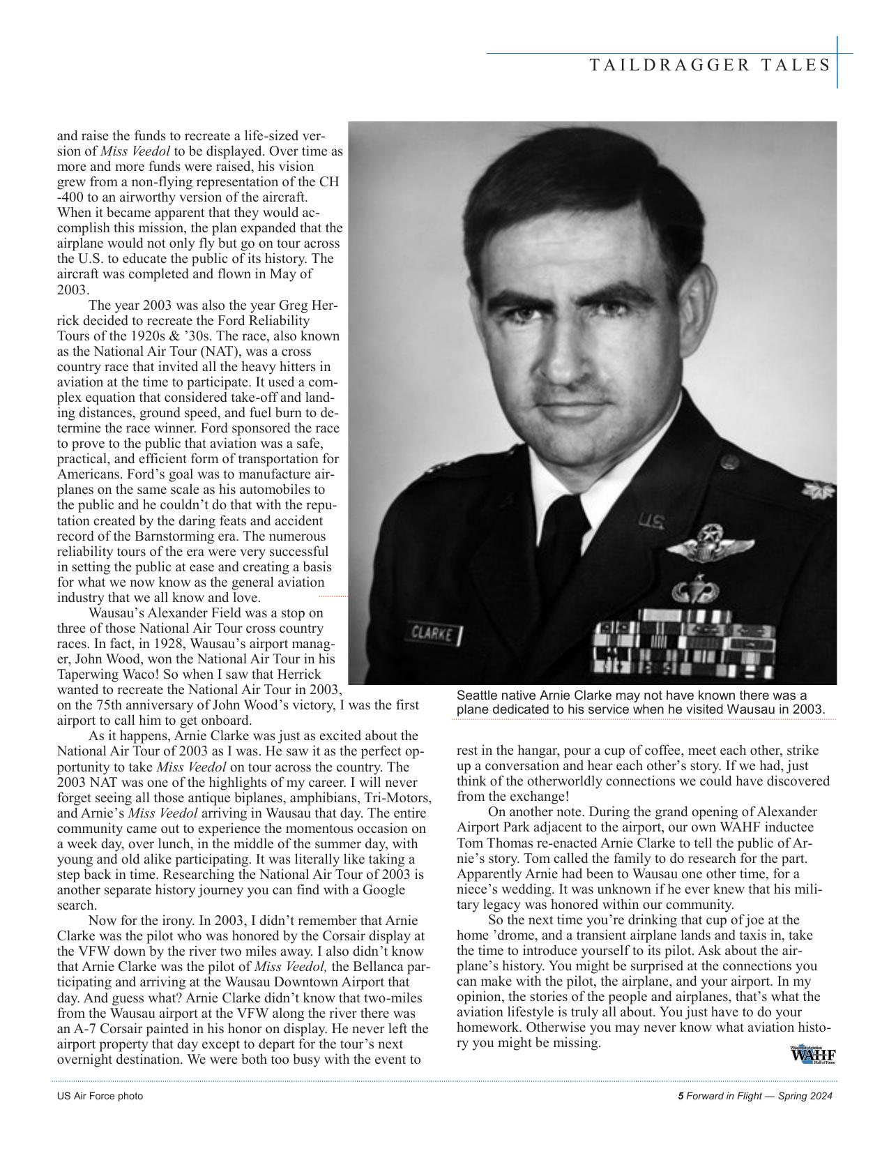 Forward in Flight - Spring 2024 -  Page7