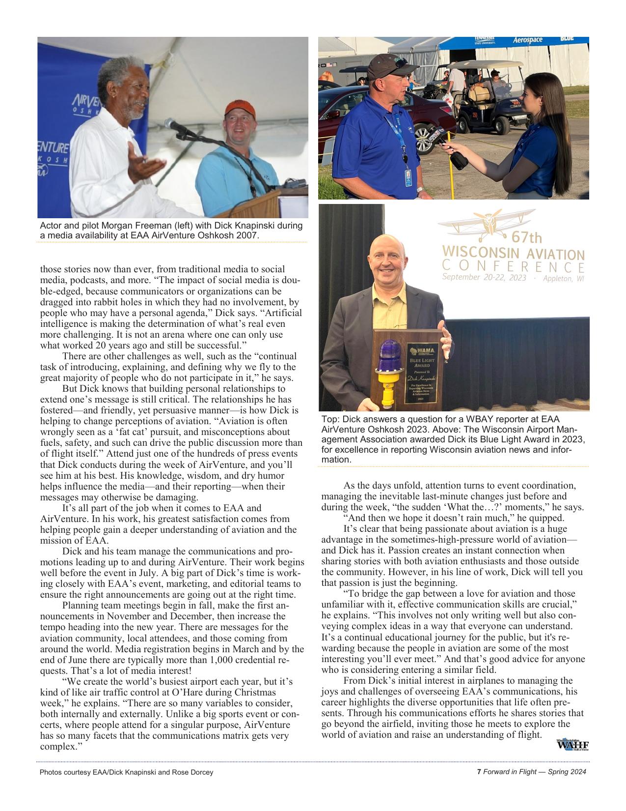 Forward in Flight - Spring 2024 -  Page9