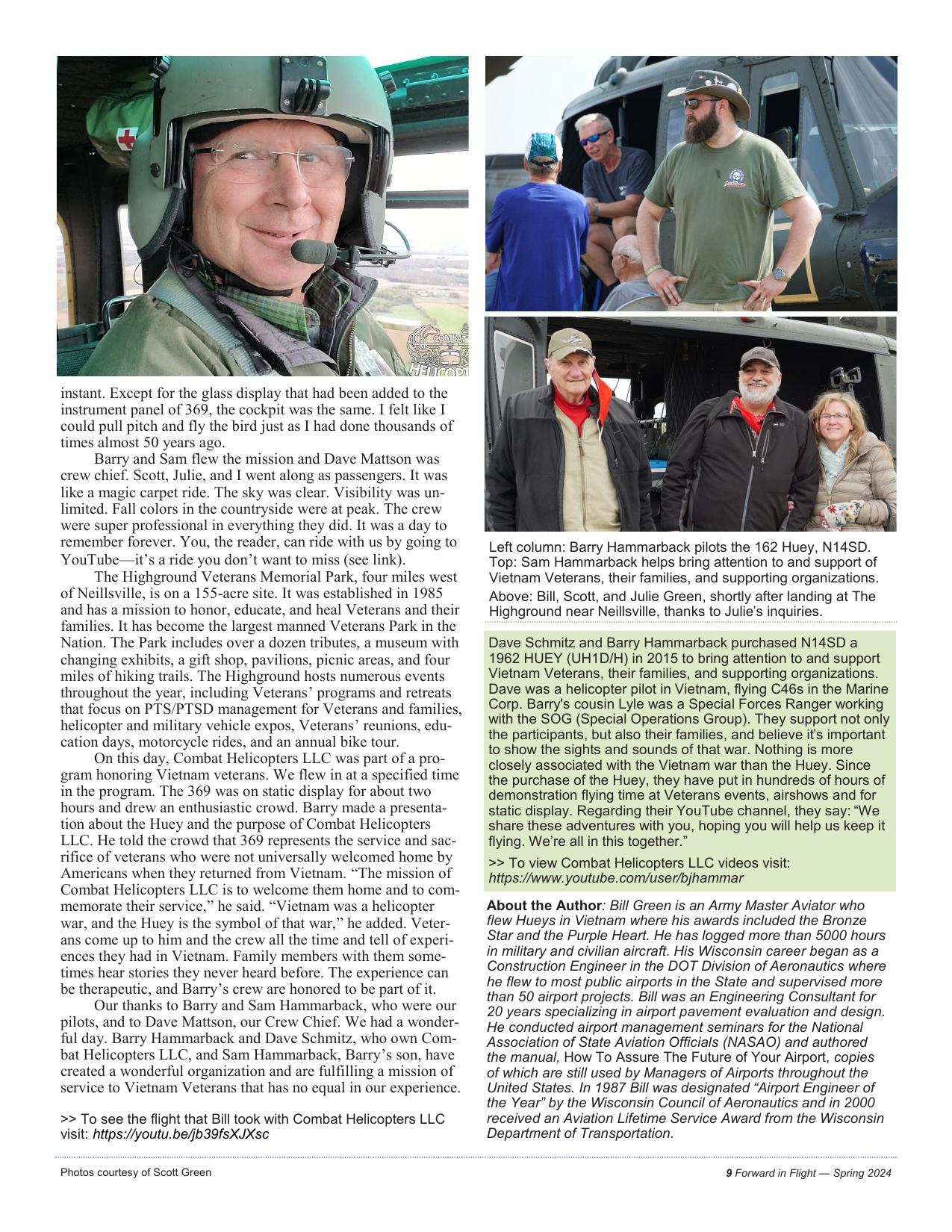 Forward in Flight - Spring 2024 -  Page11