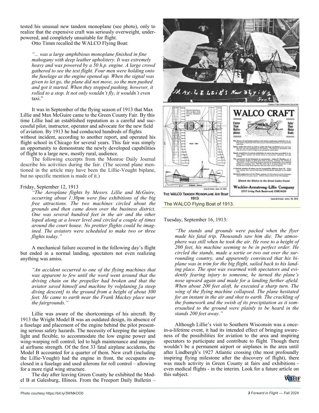 Forward in Flight - Fall 2024 -  Page5