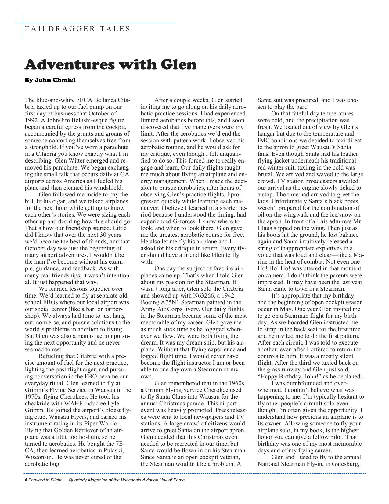 Forward in Flight - Fall 2024 -  Page6