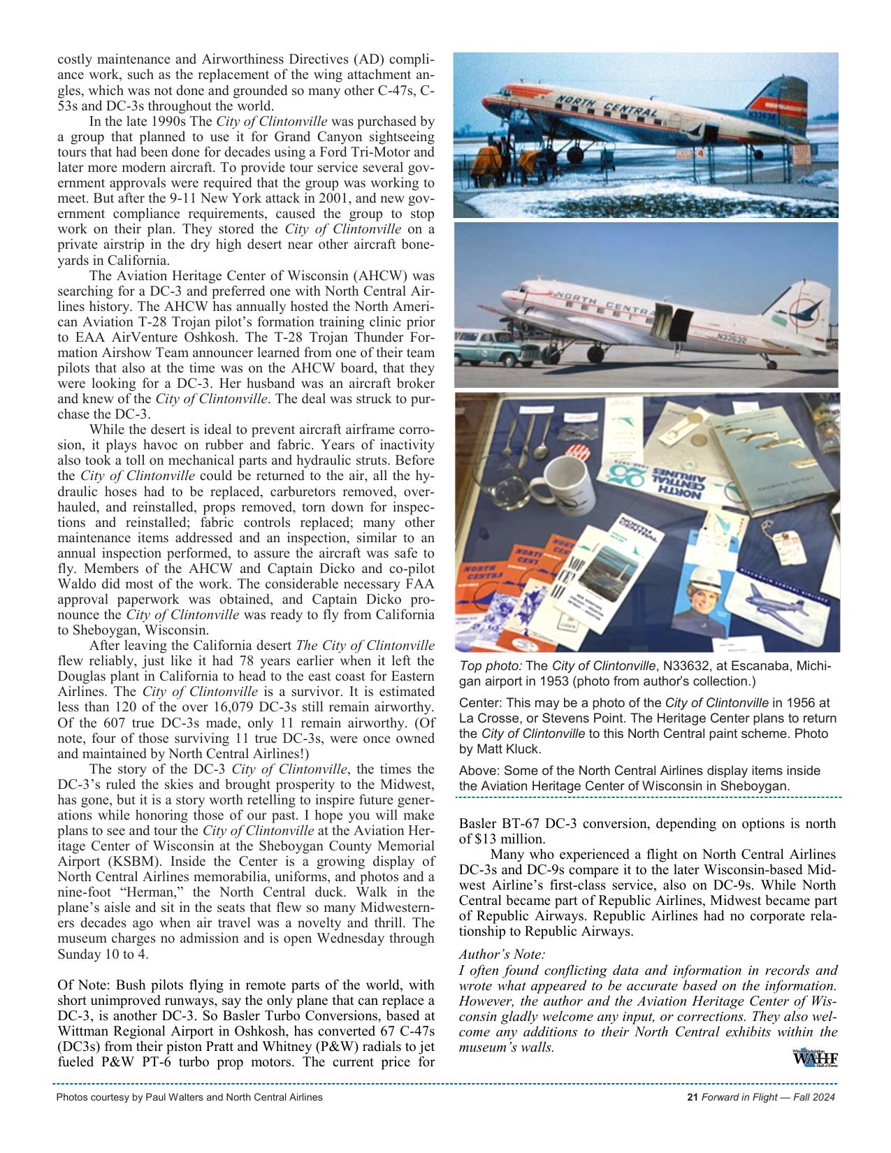 Forward in Flight - Fall 2024 -  Page23