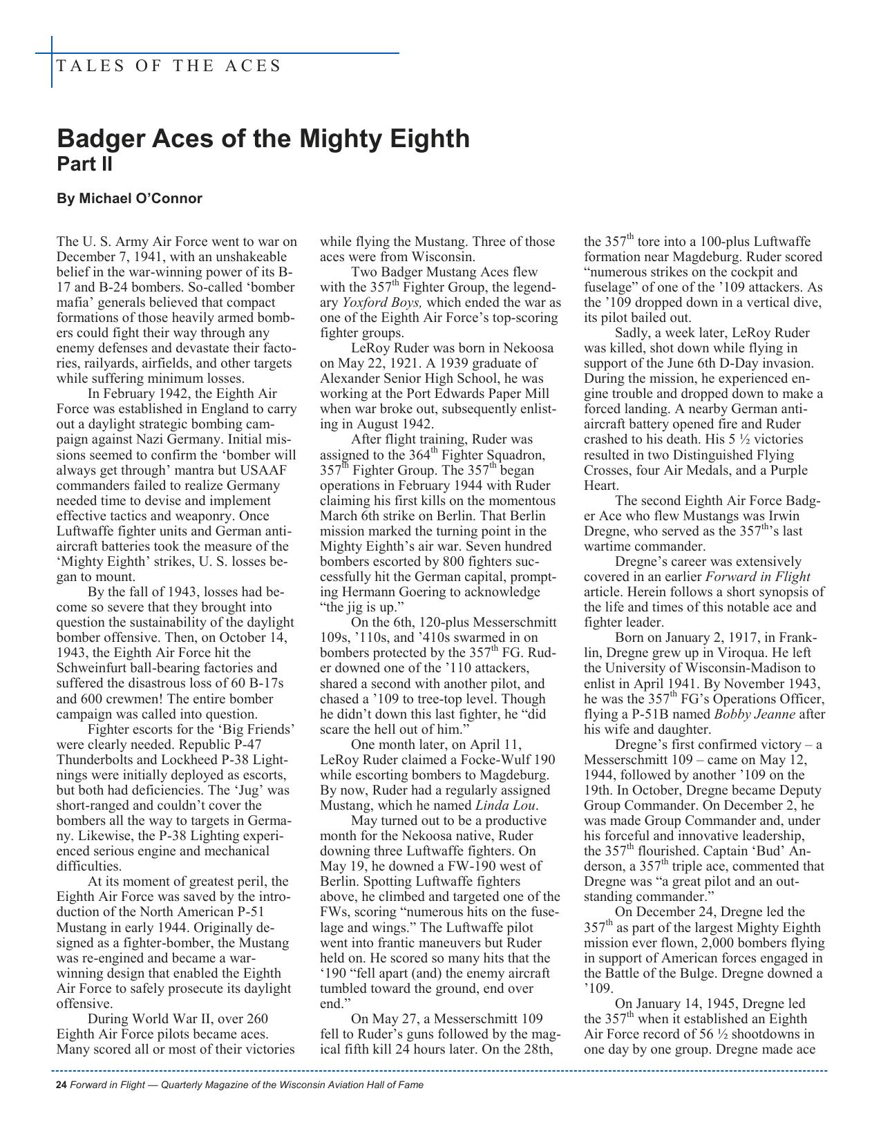 Forward in Flight - Fall 2024 -  Page26