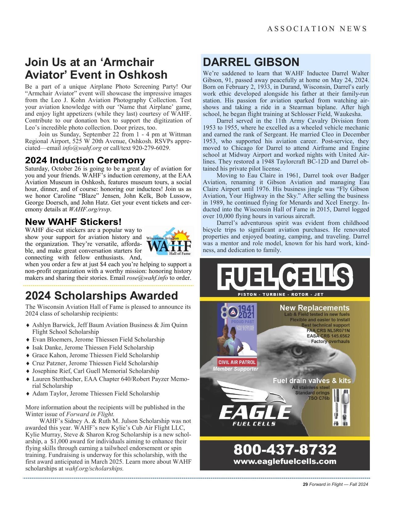 Forward in Flight - Fall 2024 -  Page31