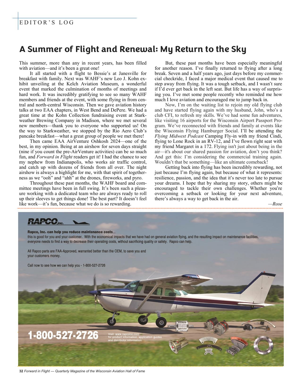 Forward in Flight - Fall 2024 -  Page34