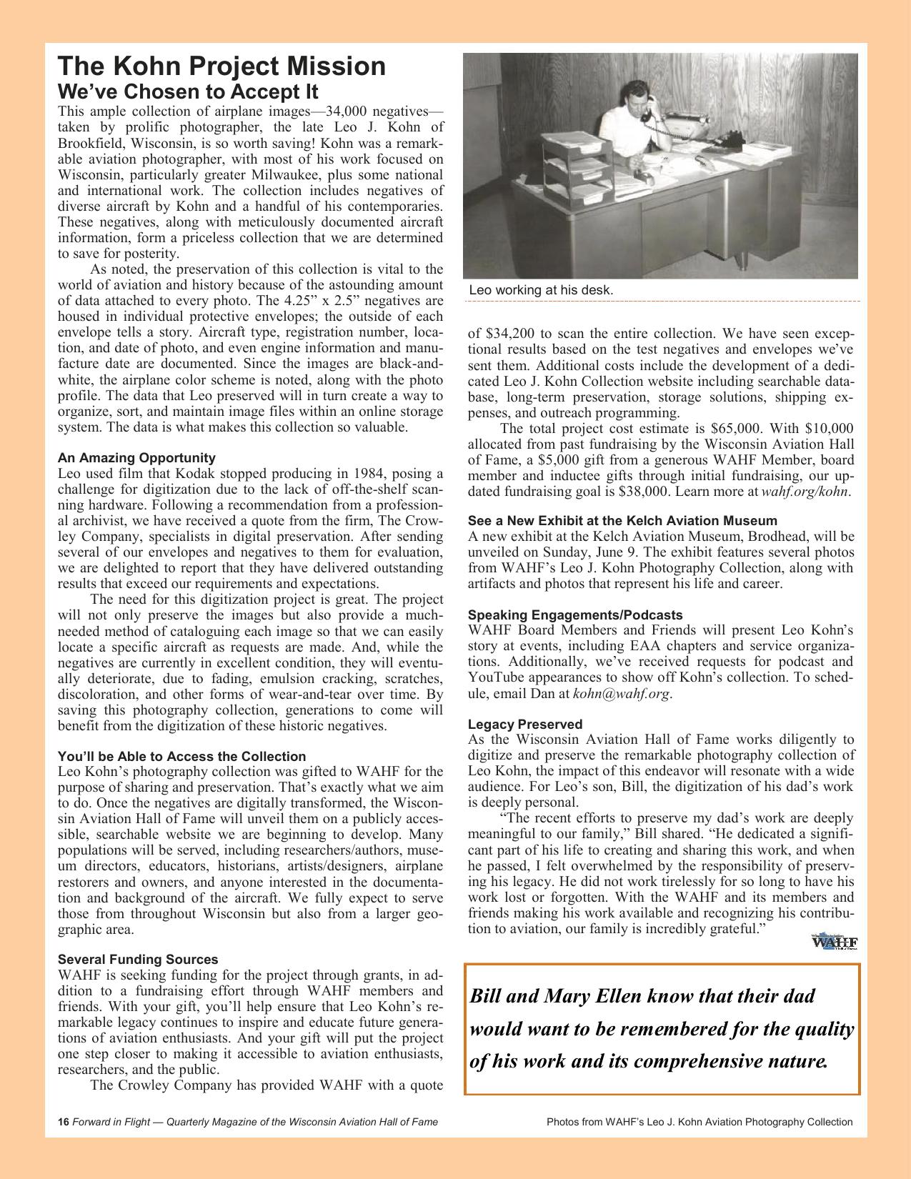 Forward in Flight - Summer 2024 -  Page18