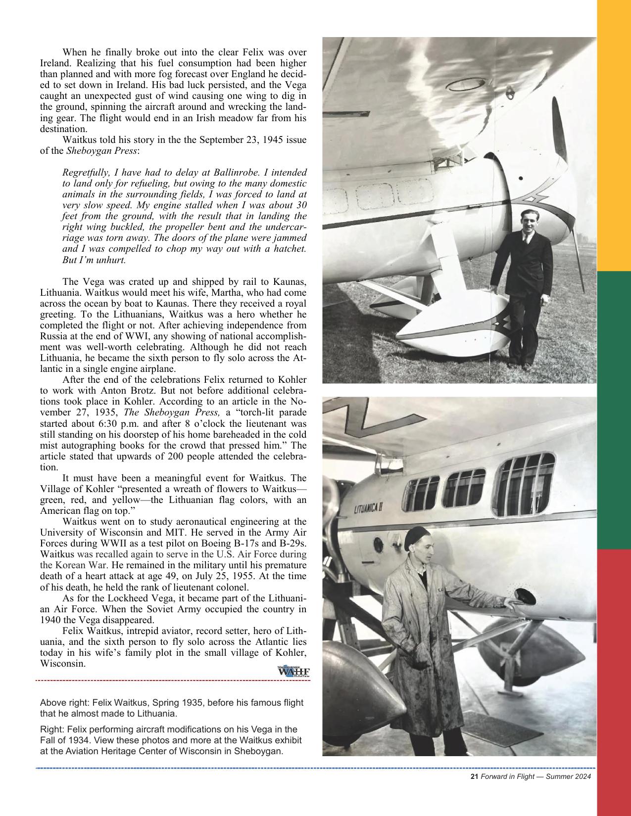 Forward in Flight - Summer 2024 -  Page23