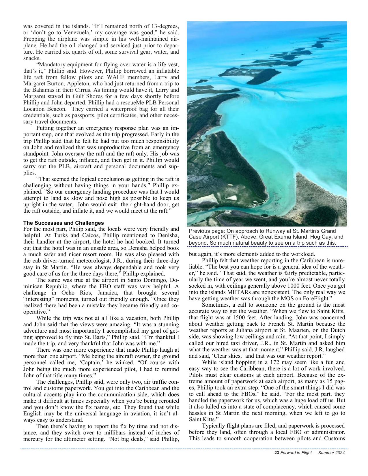Forward in Flight - Summer 2024 -  Page25