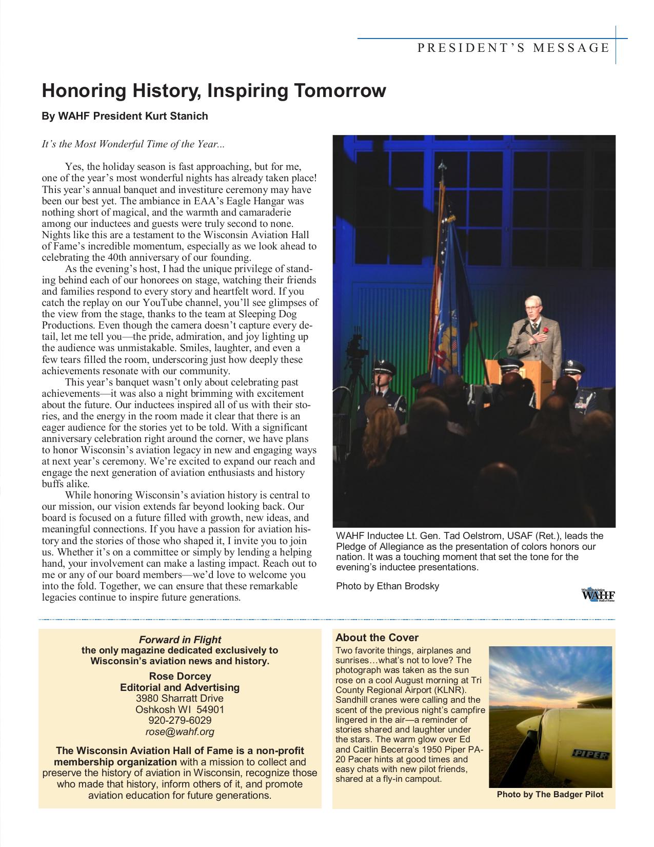 Forward in Flight - Winter 2024 -  Page3