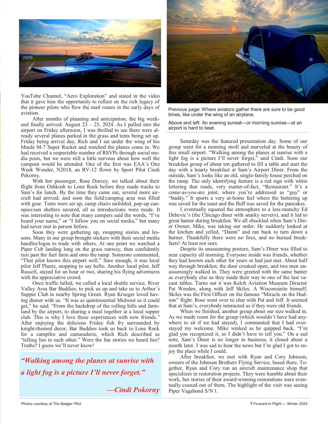 Forward in Flight - Winter 2024 -  Page9