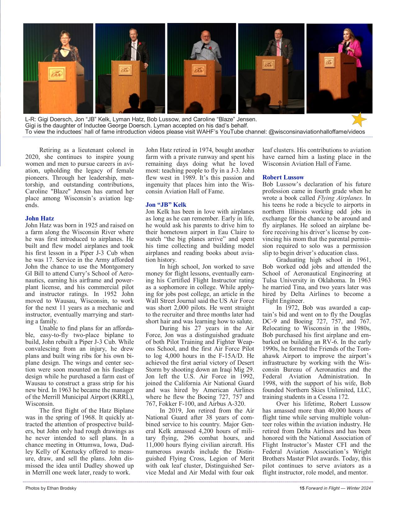 Forward in Flight - Winter 2024 -  Page17