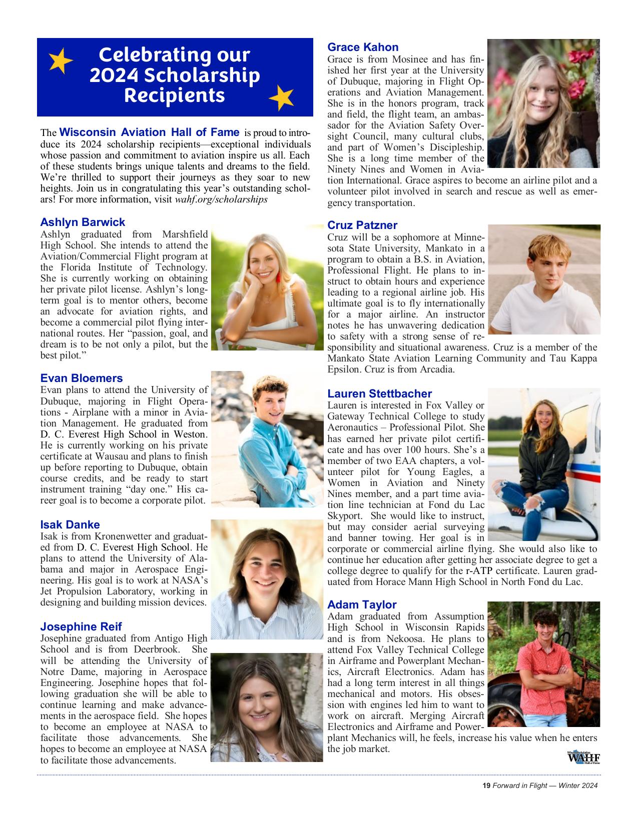Forward in Flight - Winter 2024 -  Page21
