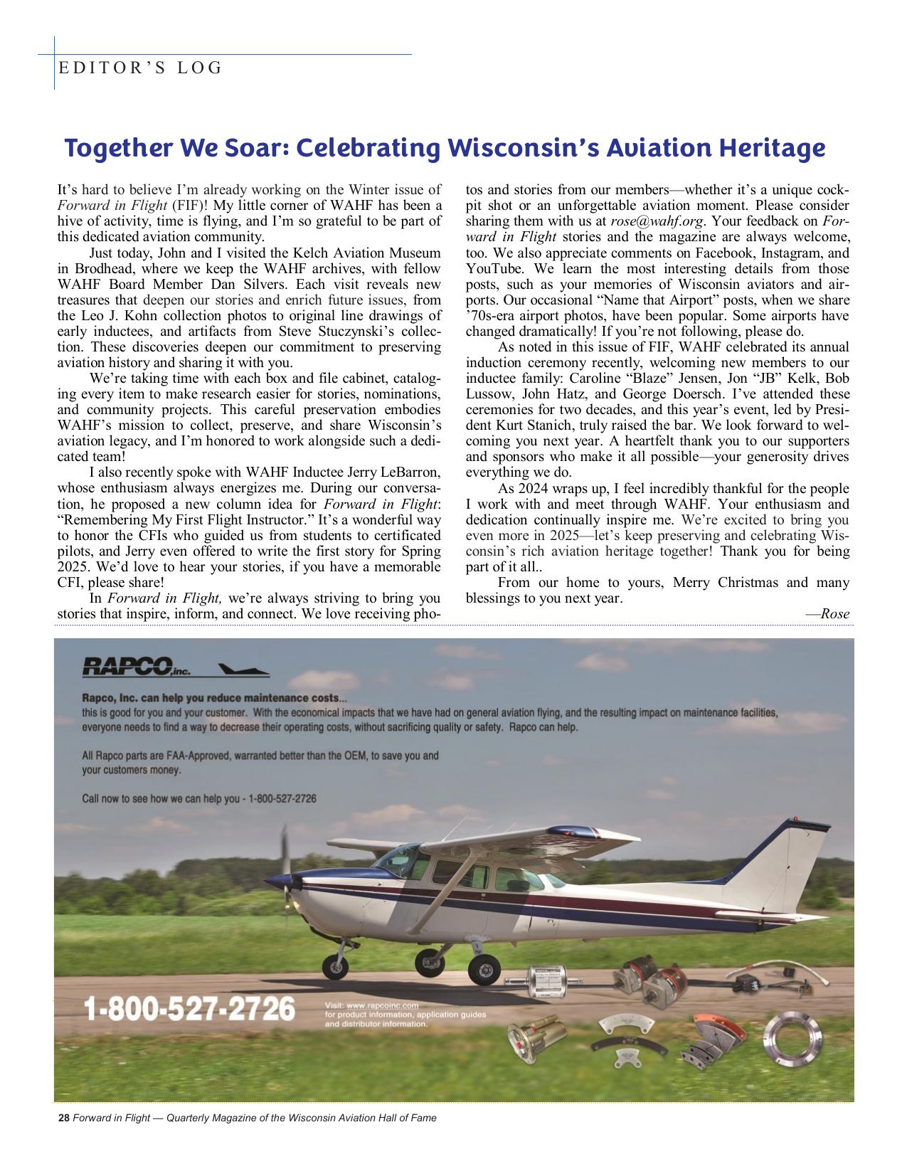 Forward in Flight - Winter 2024 -  Page30