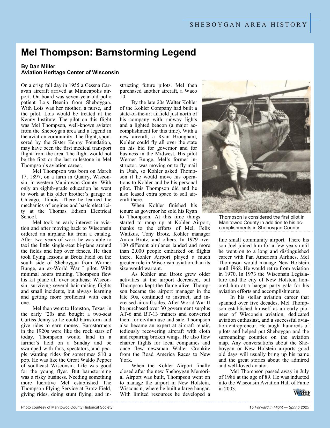 Forward in Flight - Spring 2025 -  Page17