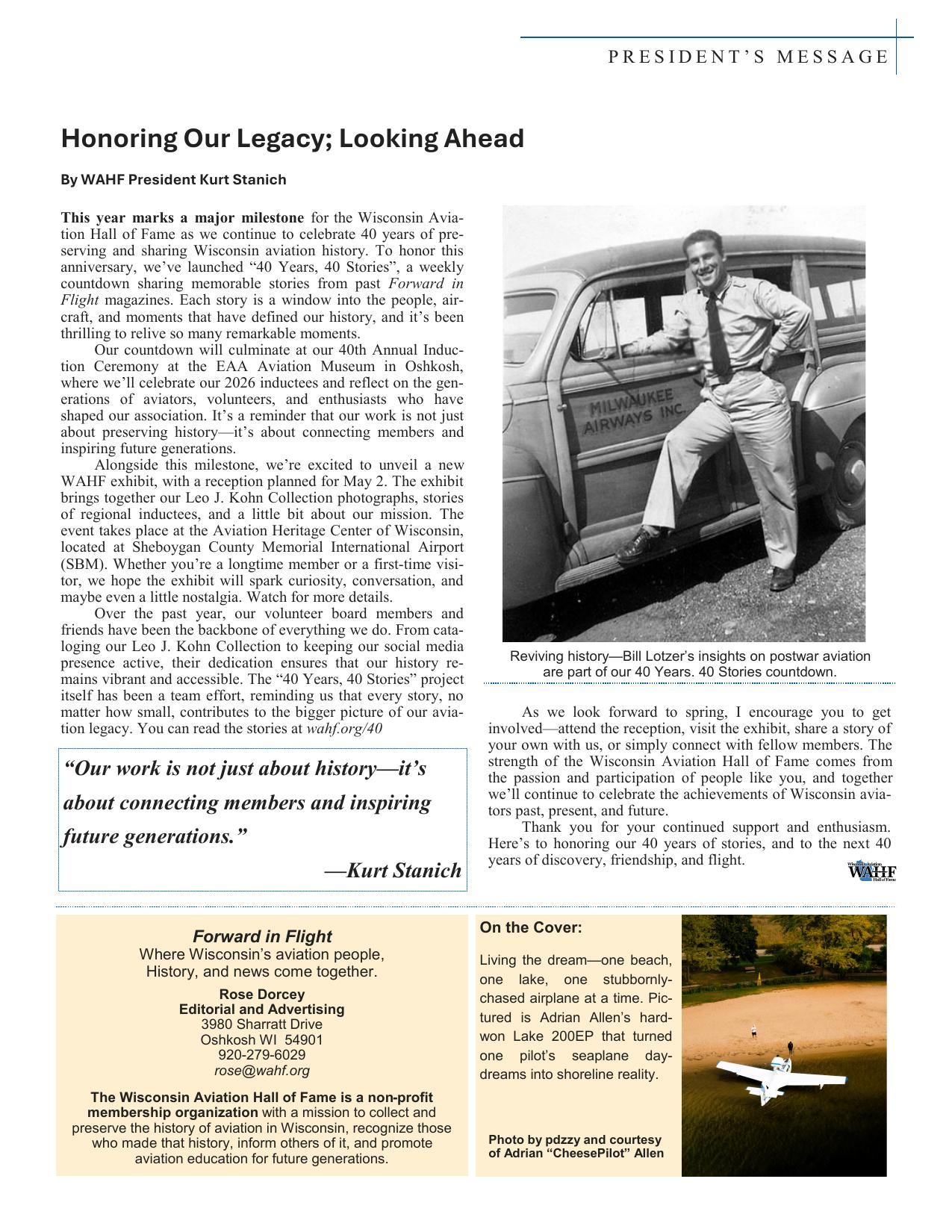 Forward in Flight - Spring 2026 -  Page3