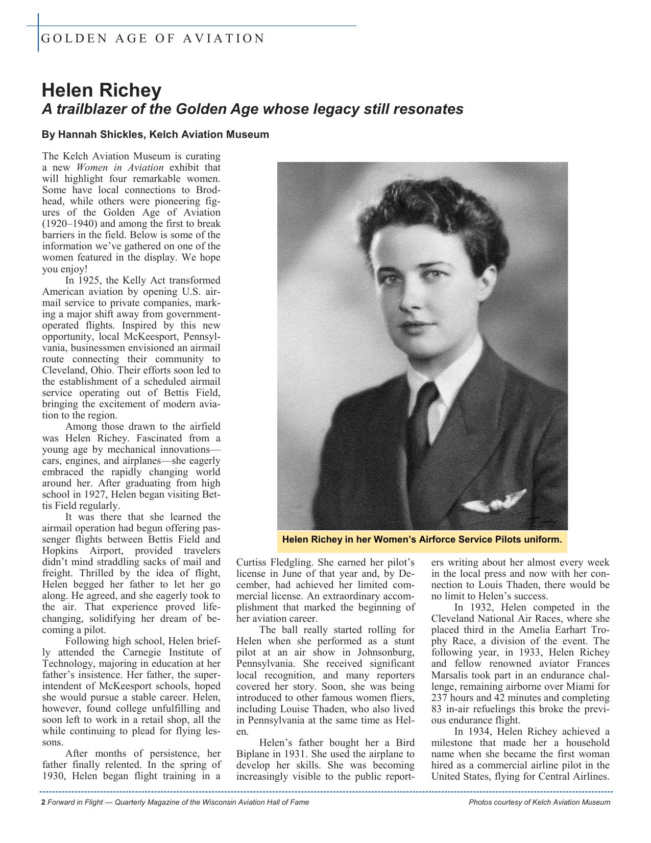 Forward in Flight - Spring 2026 -  Page4