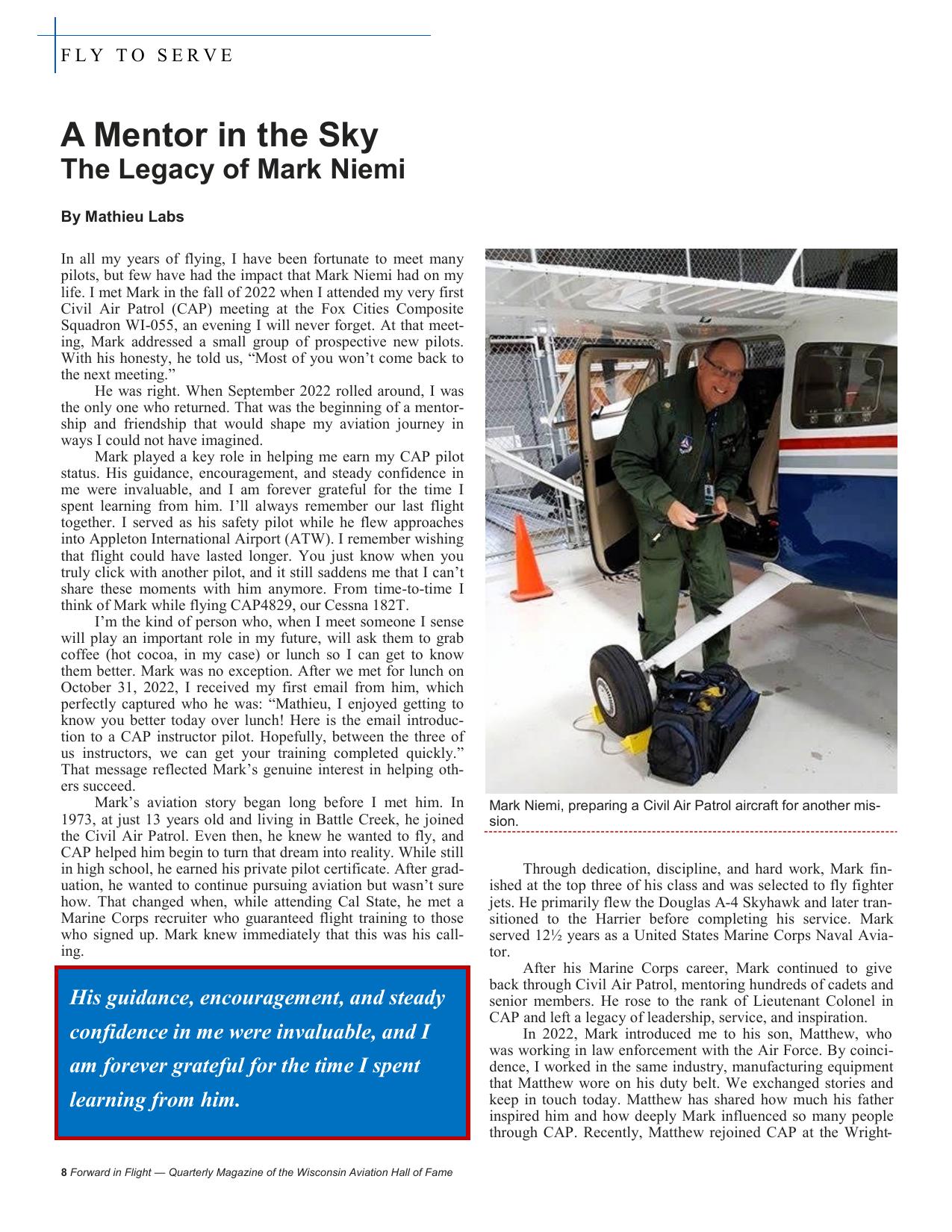 Forward in Flight - Spring 2026 -  Page10
