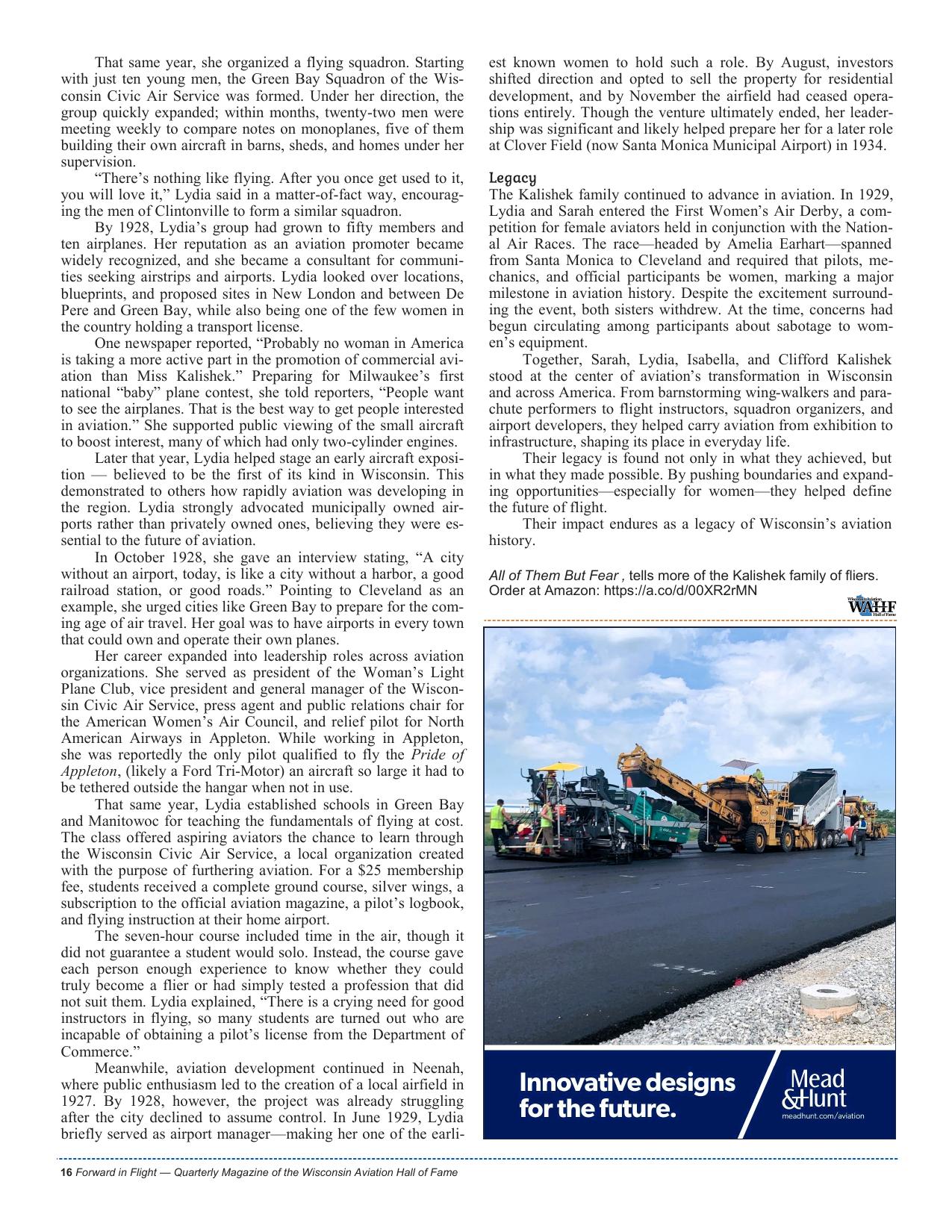 Forward in Flight - Summer 2026 -  Page18