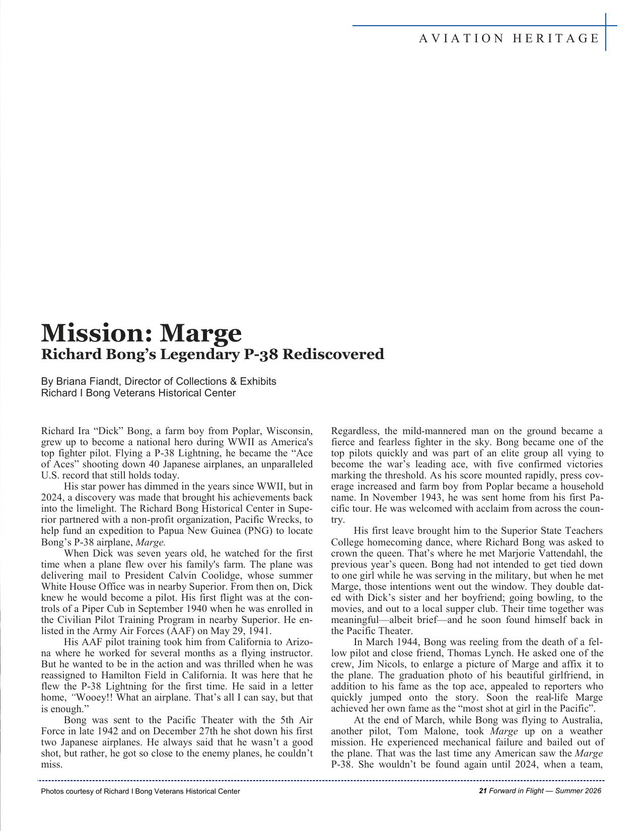 Forward in Flight - Summer 2026 -  Page23