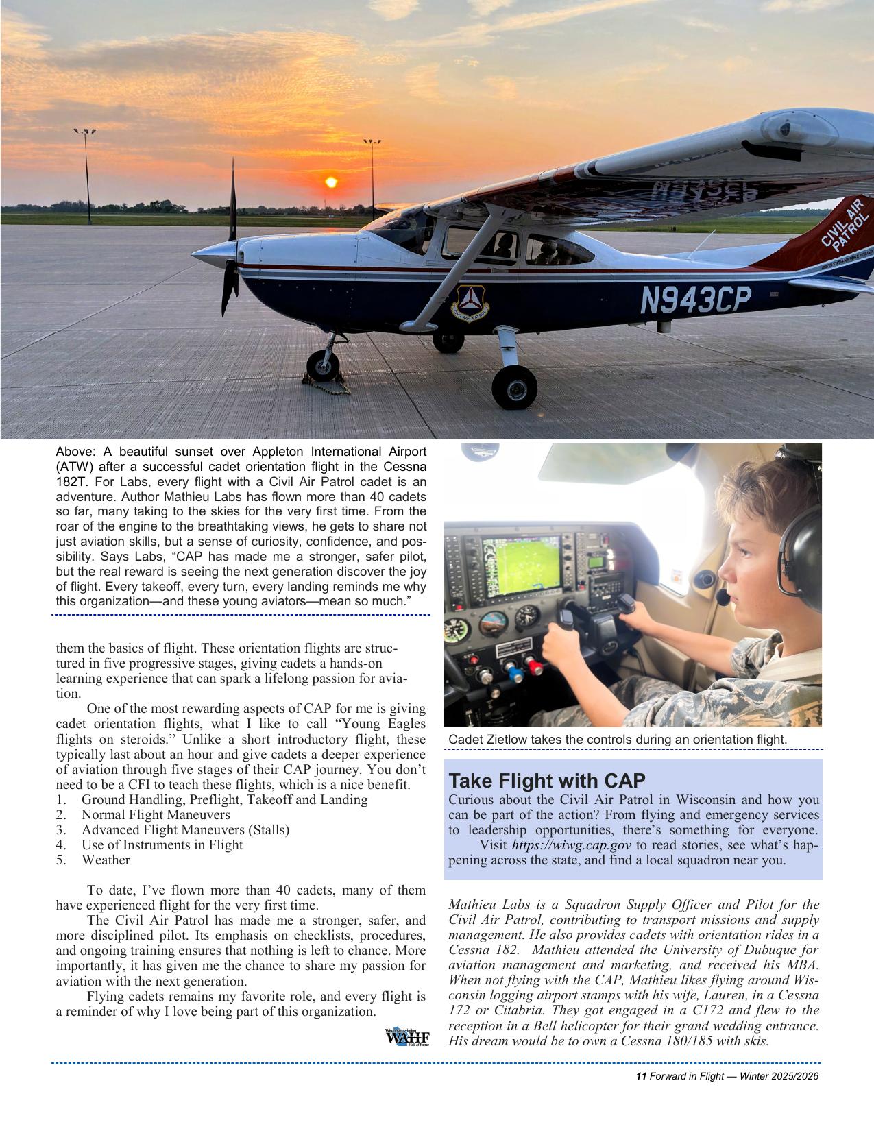 Forward in Flight - Winter 2025 -  Page13