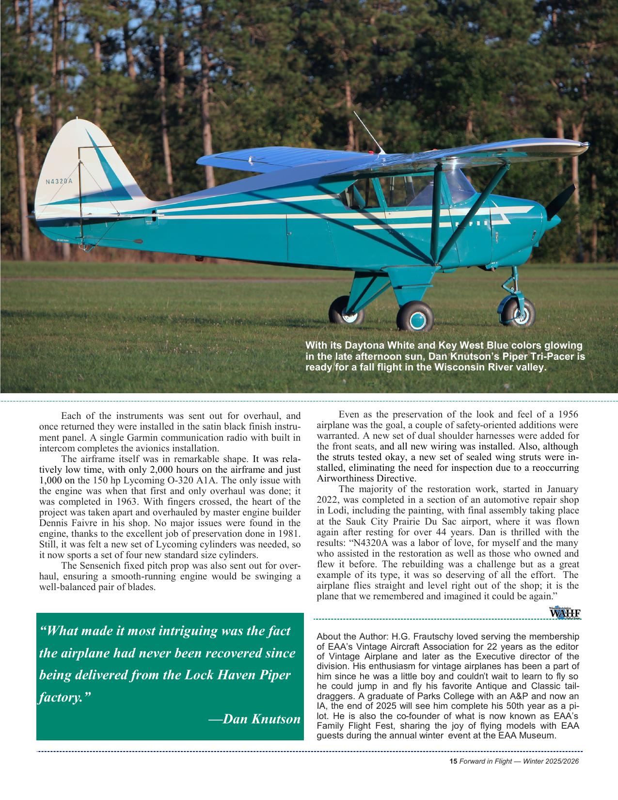 Forward in Flight - Winter 2025 -  Page17