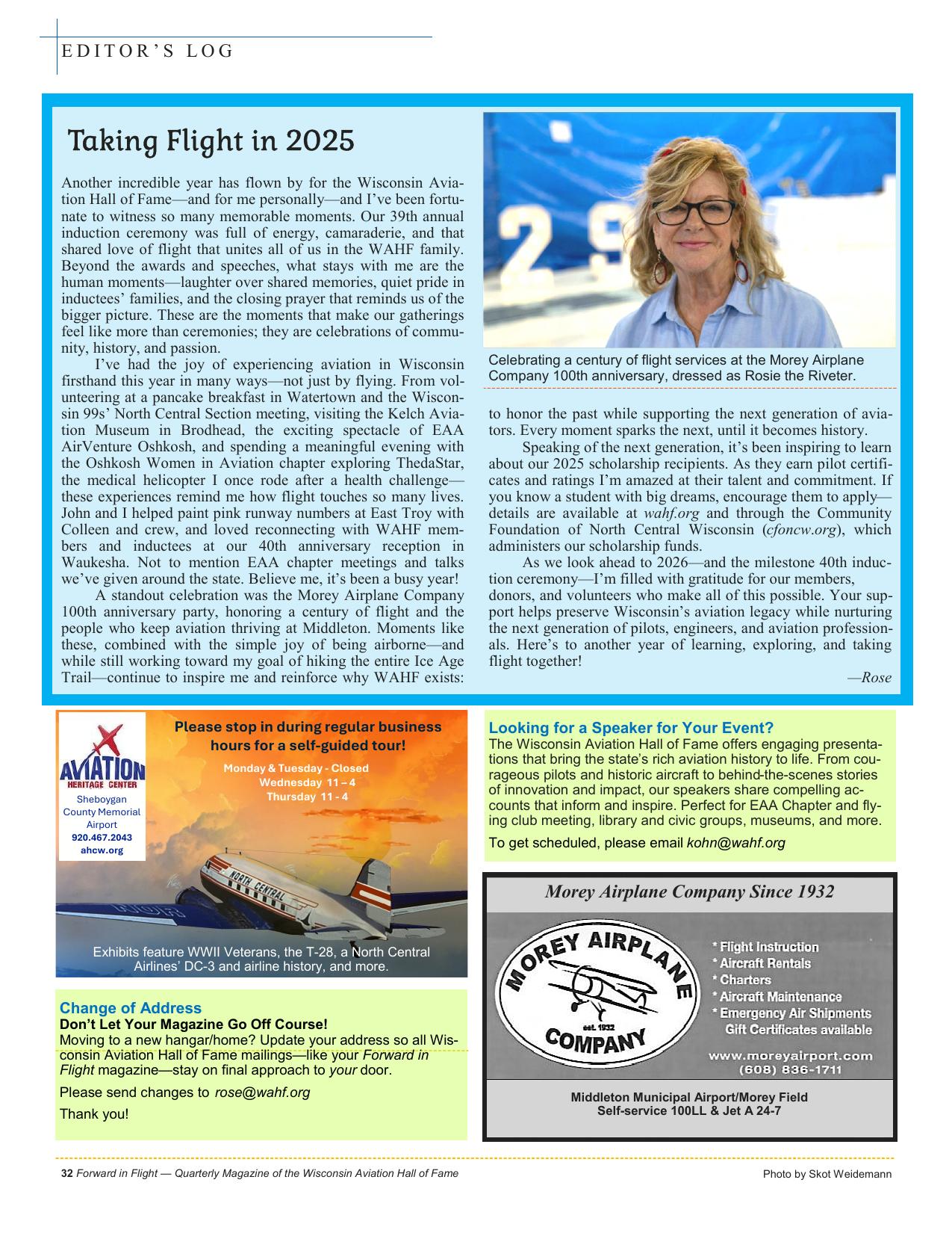 Forward in Flight - Winter 2025 -  Page34