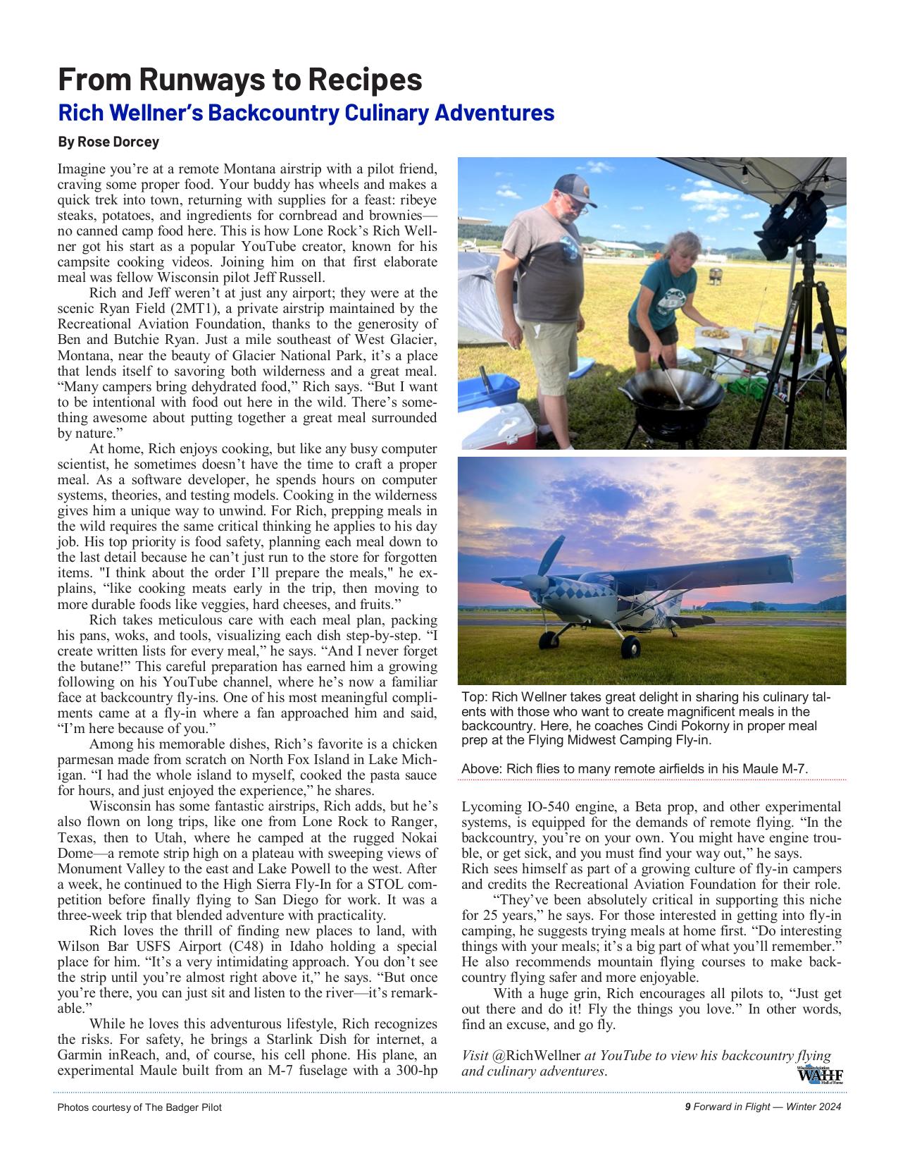 Forward in Flight - Winter 2024/2025 -  Page11