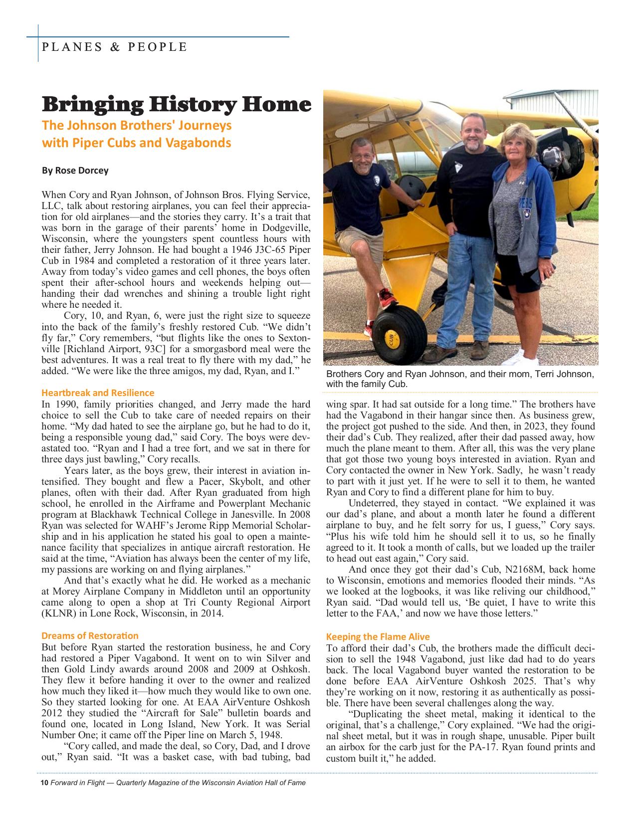 Forward in Flight - Winter 2024/2025 -  Page12