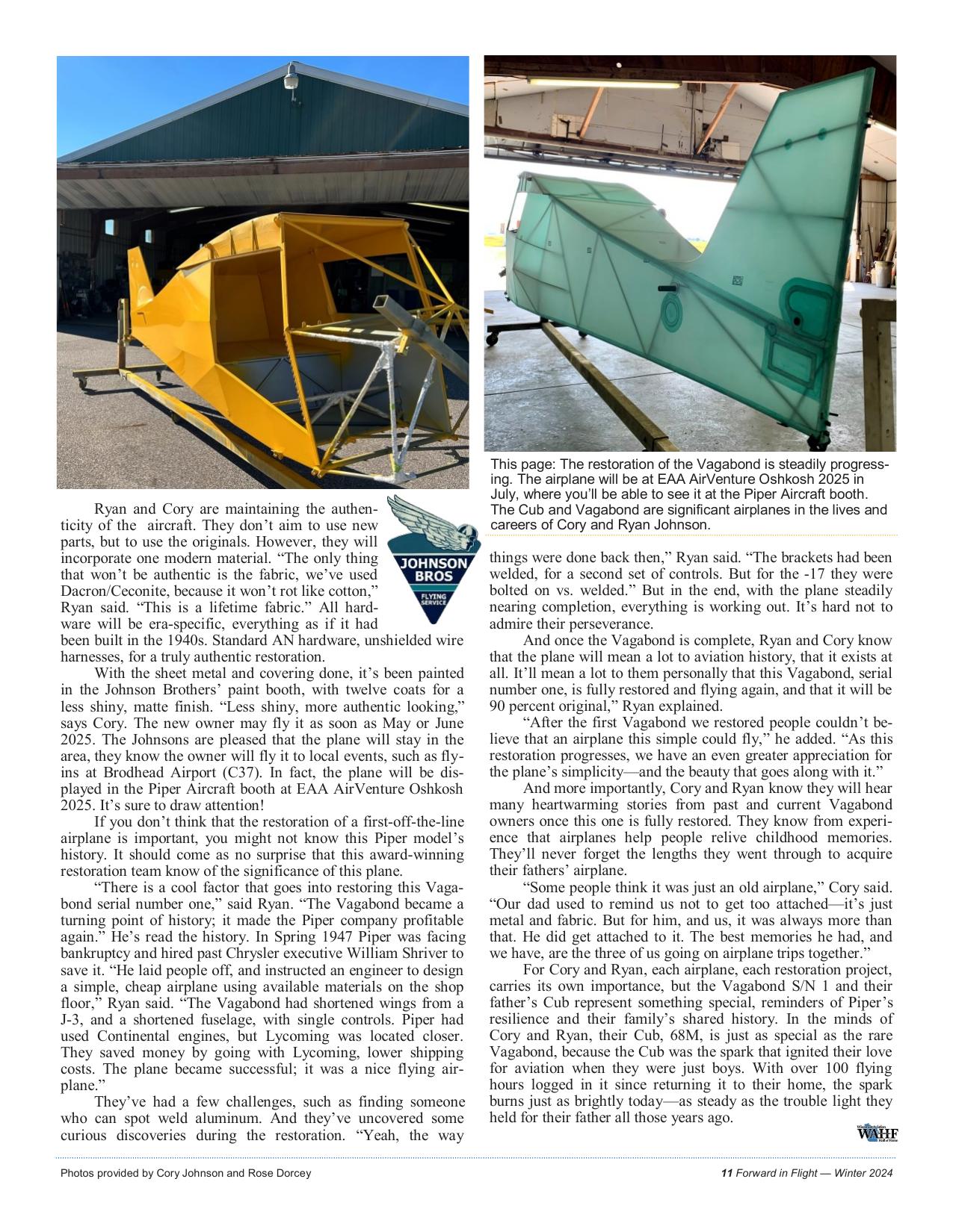 Forward in Flight - Winter 2024/2025 -  Page13