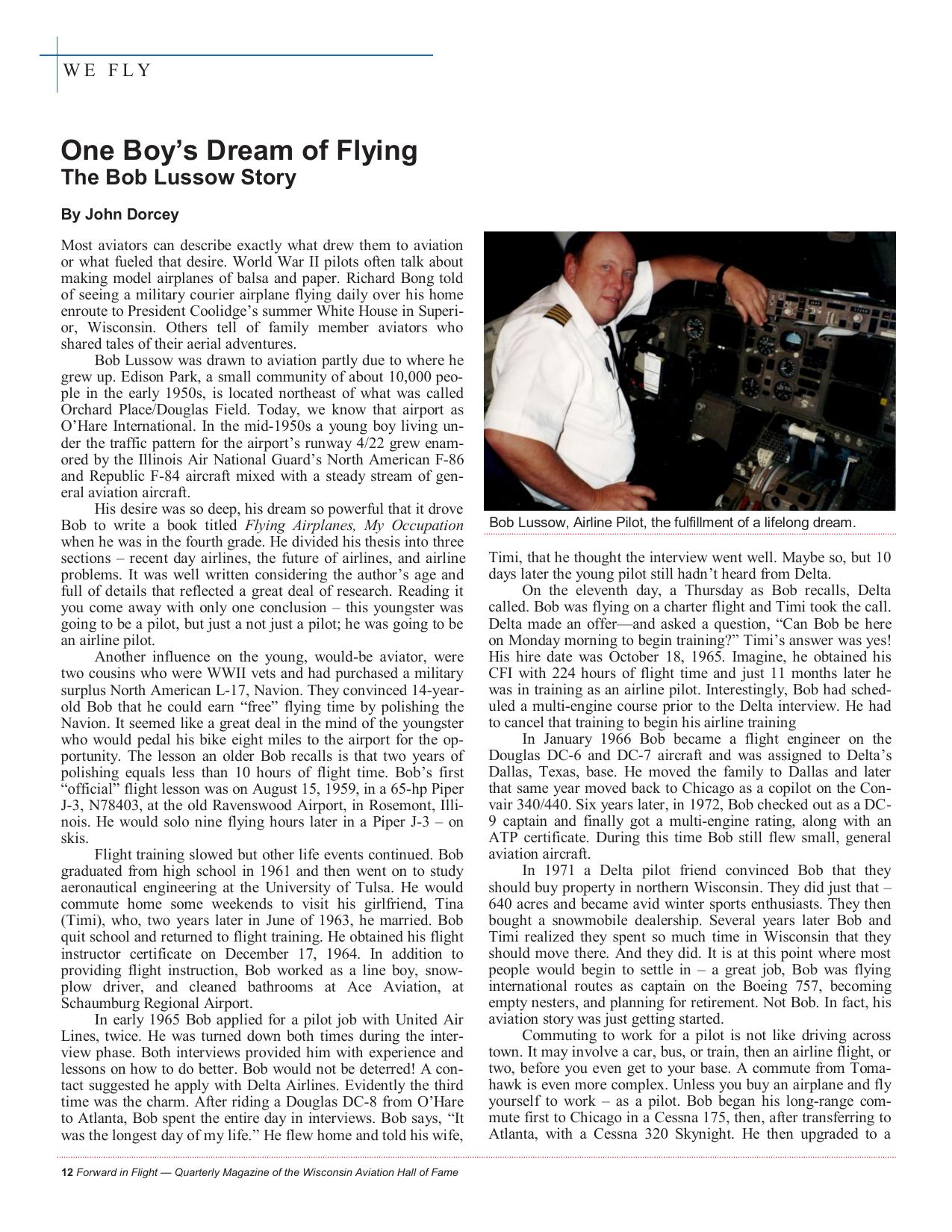 Forward in Flight - Winter 2024/2025 -  Page14