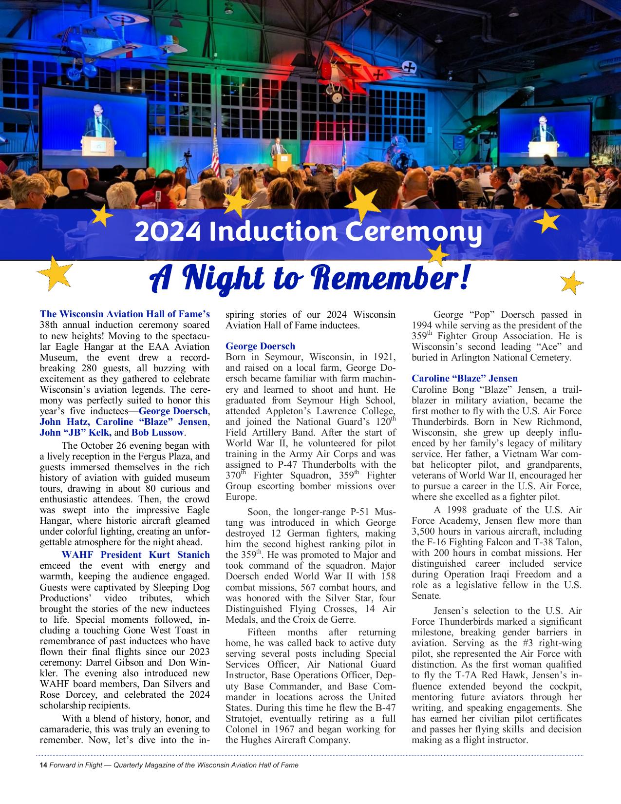 Forward in Flight - Winter 2024/2025 -  Page16