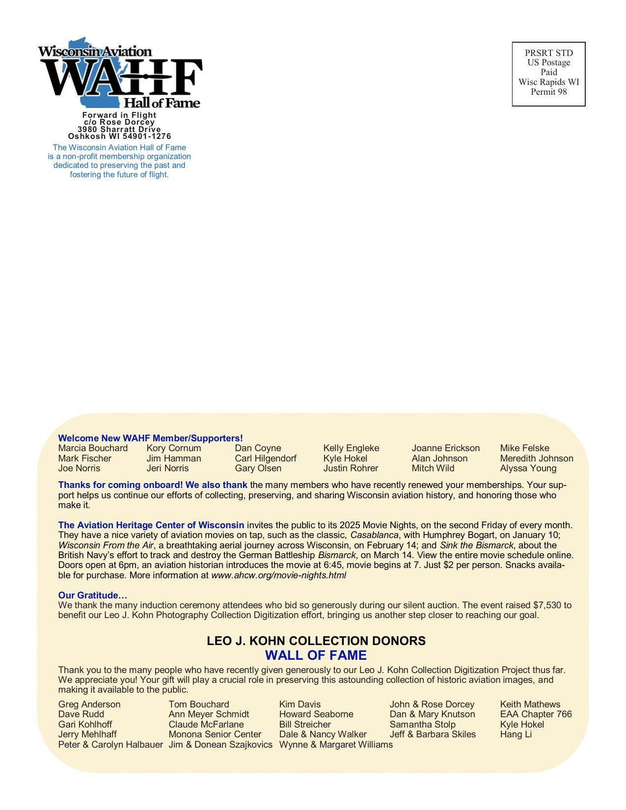 Forward in Flight - Winter 2024/2025 -  Page32