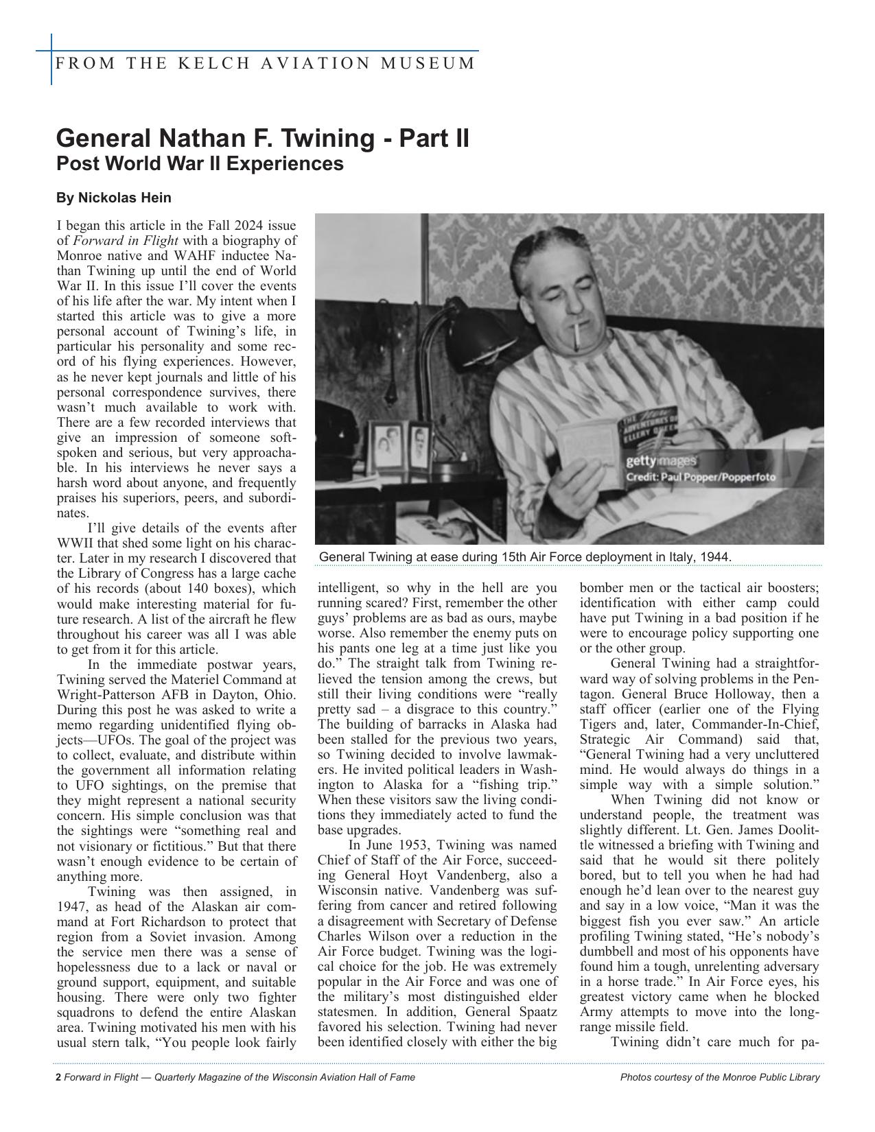 Forward in Flight -Spring 2025 -  Page4