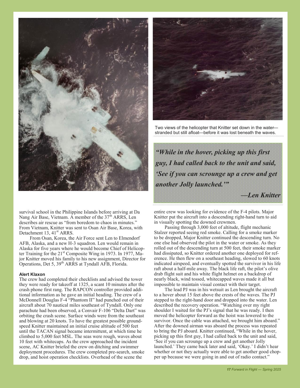 Forward in Flight -Spring 2025 -  Page19