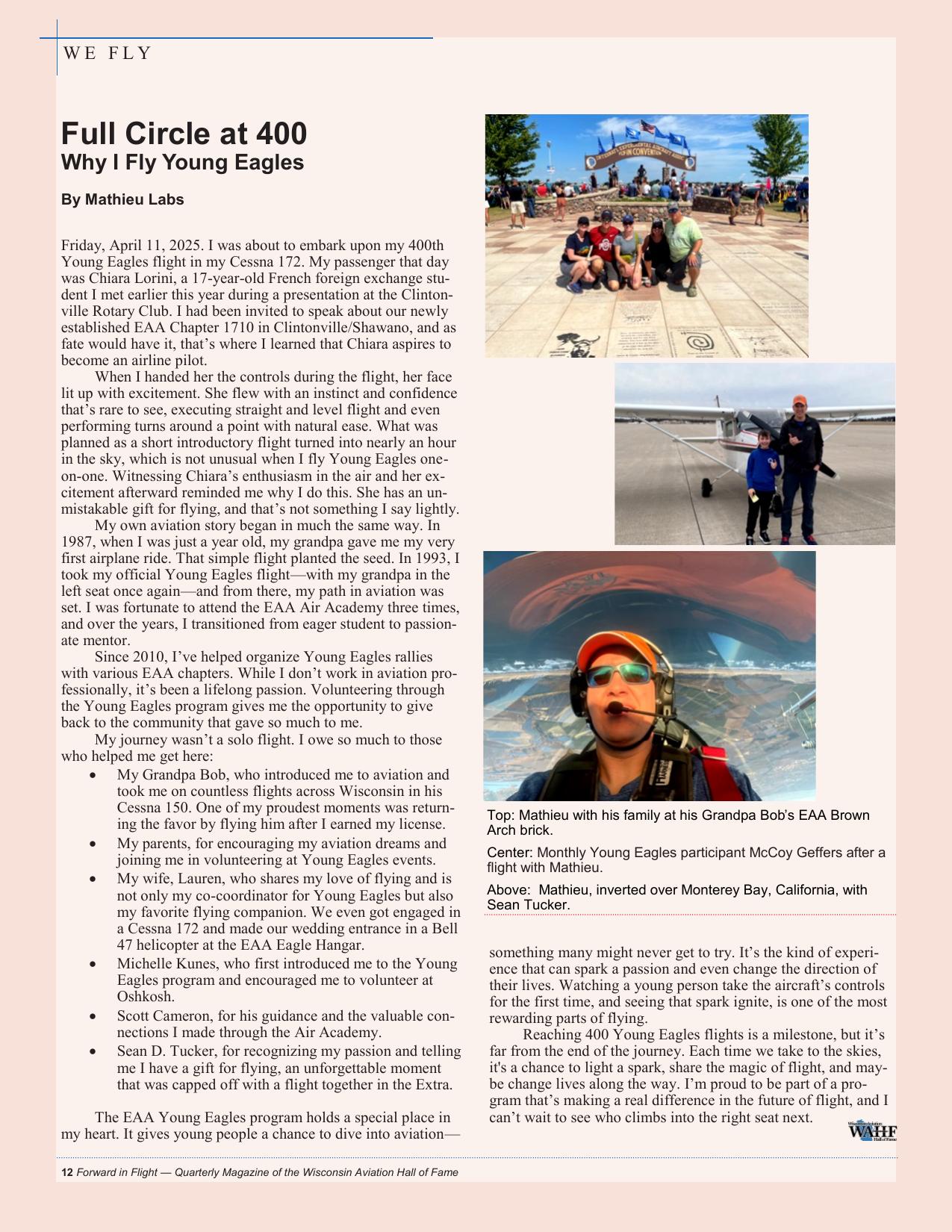 Forward in Flight - Summer 2025 -  Page14