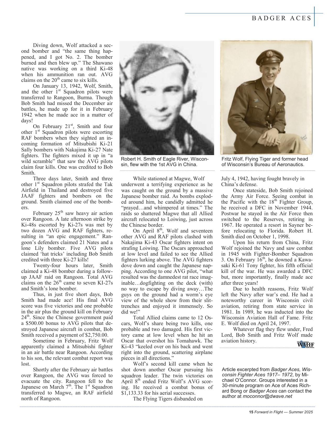 Forward in Flight - Summer 2025 -  Page17