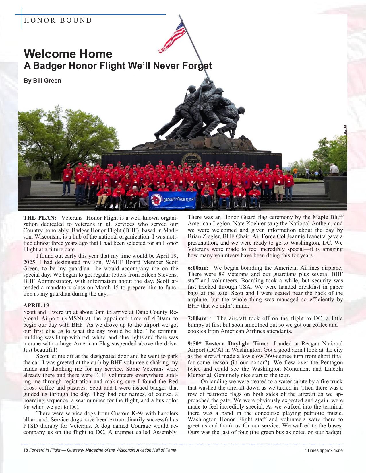 Forward in Flight - Summer 2025 -  Page20