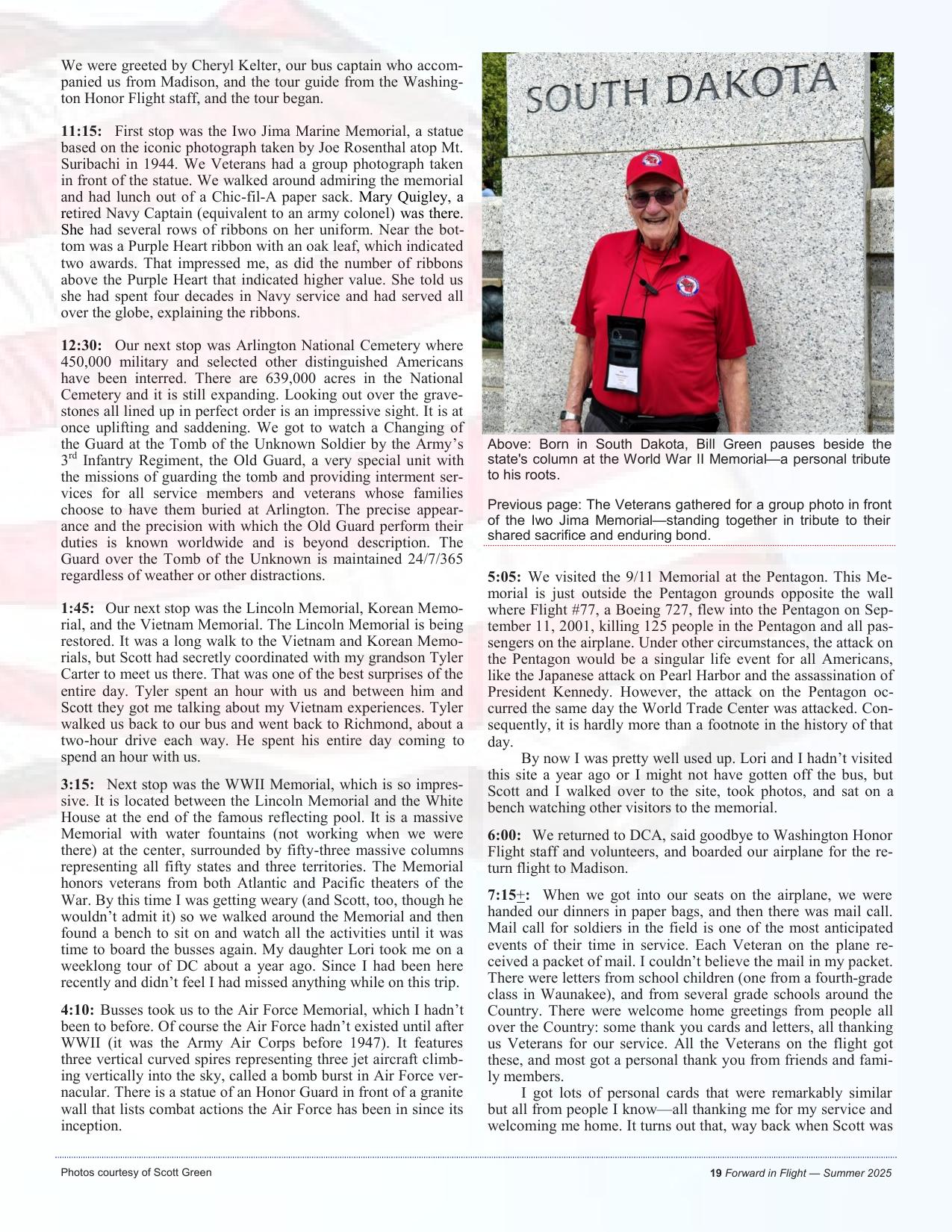 Forward in Flight - Summer 2025 -  Page21