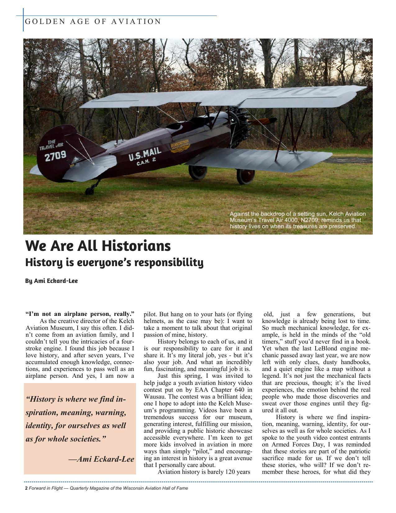 Forward in Flight - Fall 2025 -  Page4