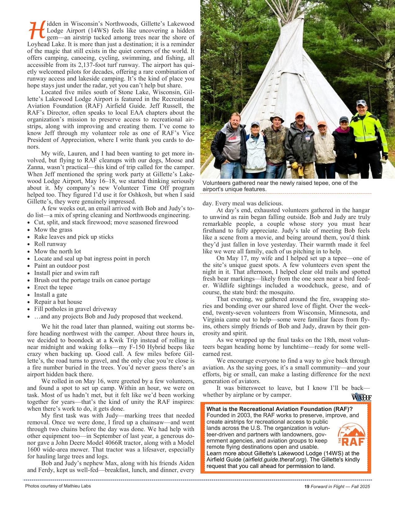 Forward in Flight - Fall 2025 -  Page21