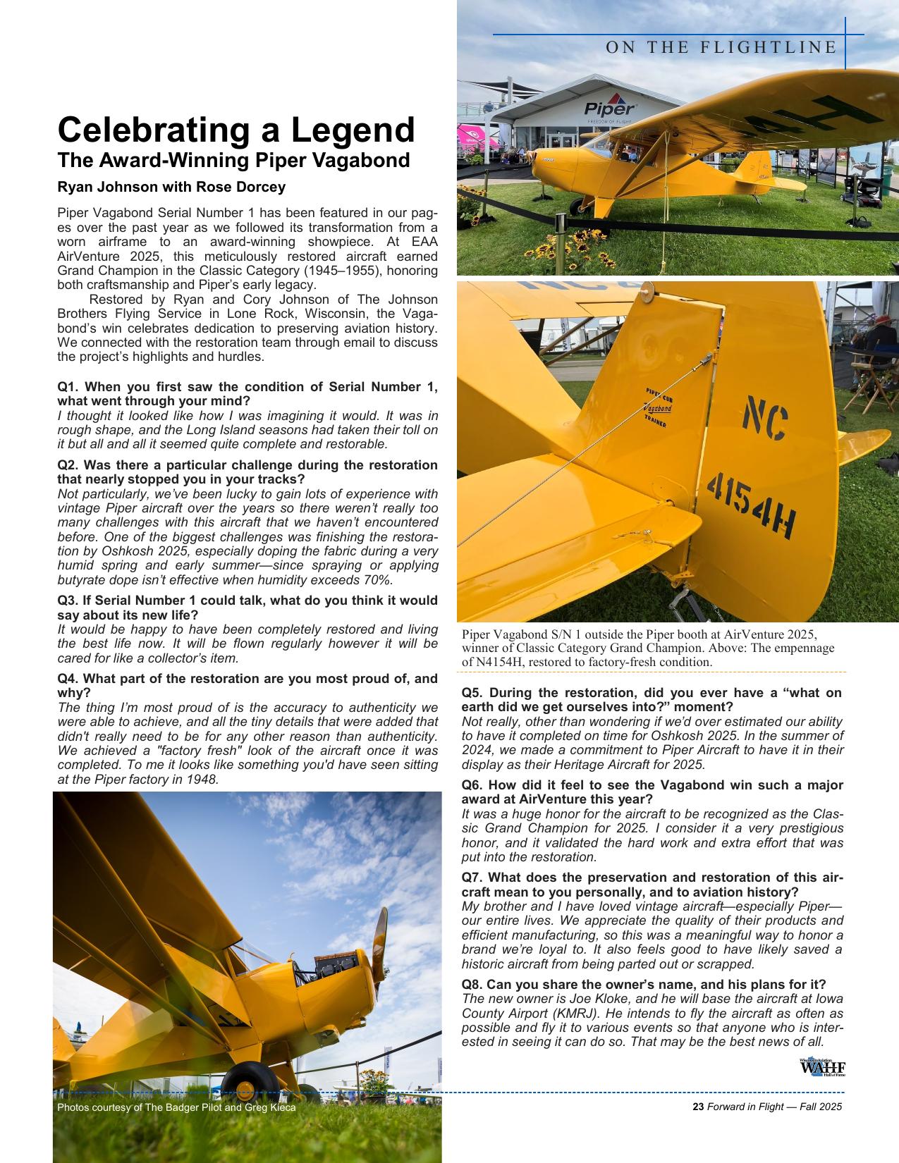 Forward in Flight - Fall 2025 -  Page25