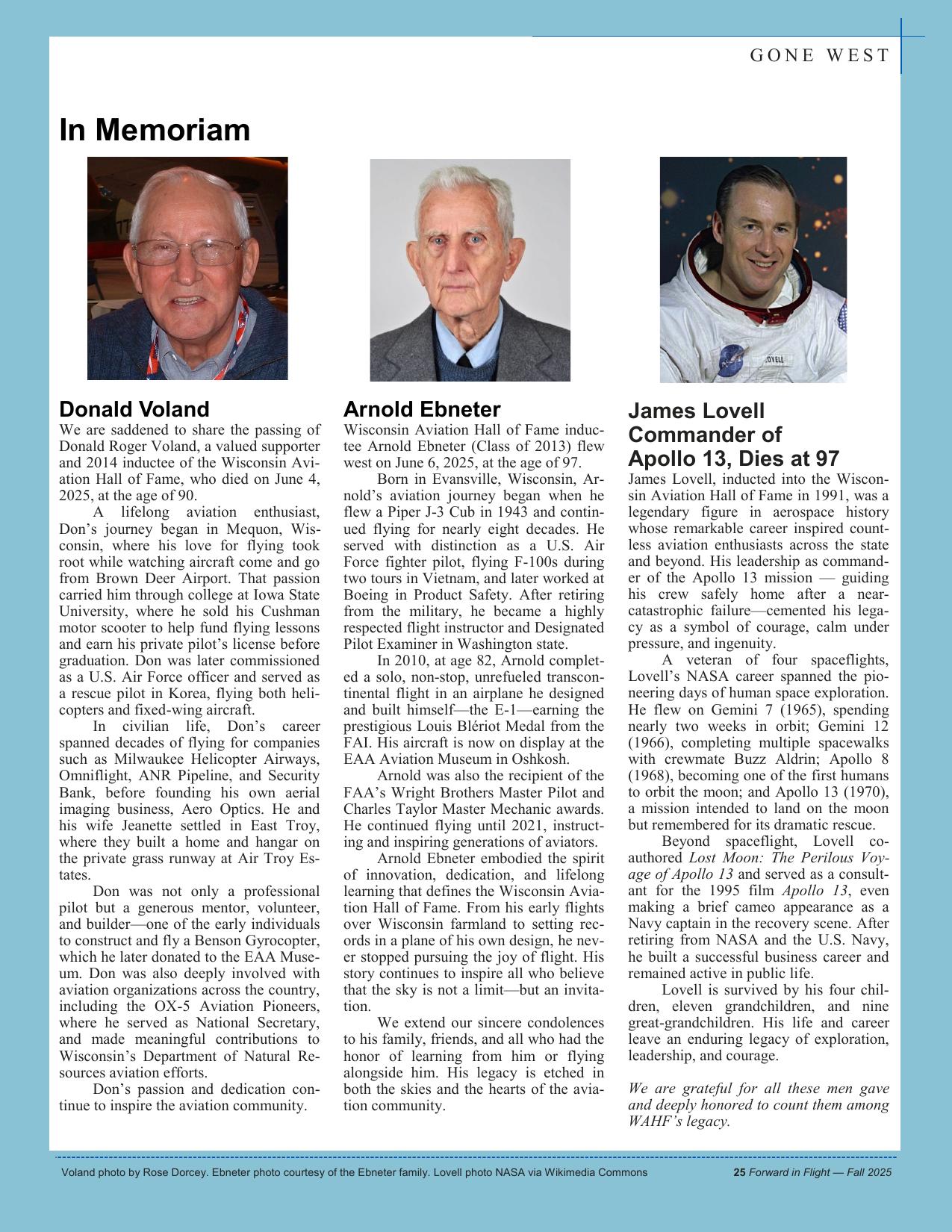 Forward in Flight - Fall 2025 -  Page27